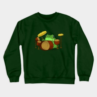 Remy the Drum Playing Frog Crewneck Sweatshirt